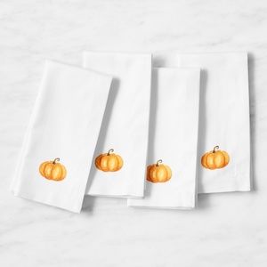 Sugar Pumpkin Napkins - New Set of 4